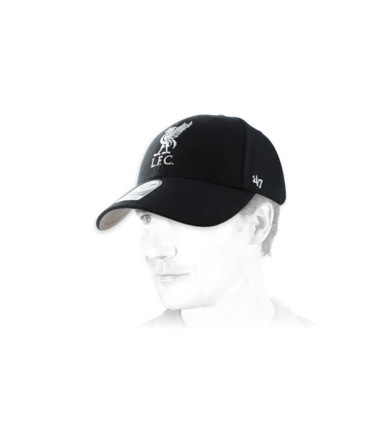 Cap Liverpool schwarz MVP Liverpool FC black